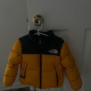 The North Face Black Toddler Jacket with White Logo